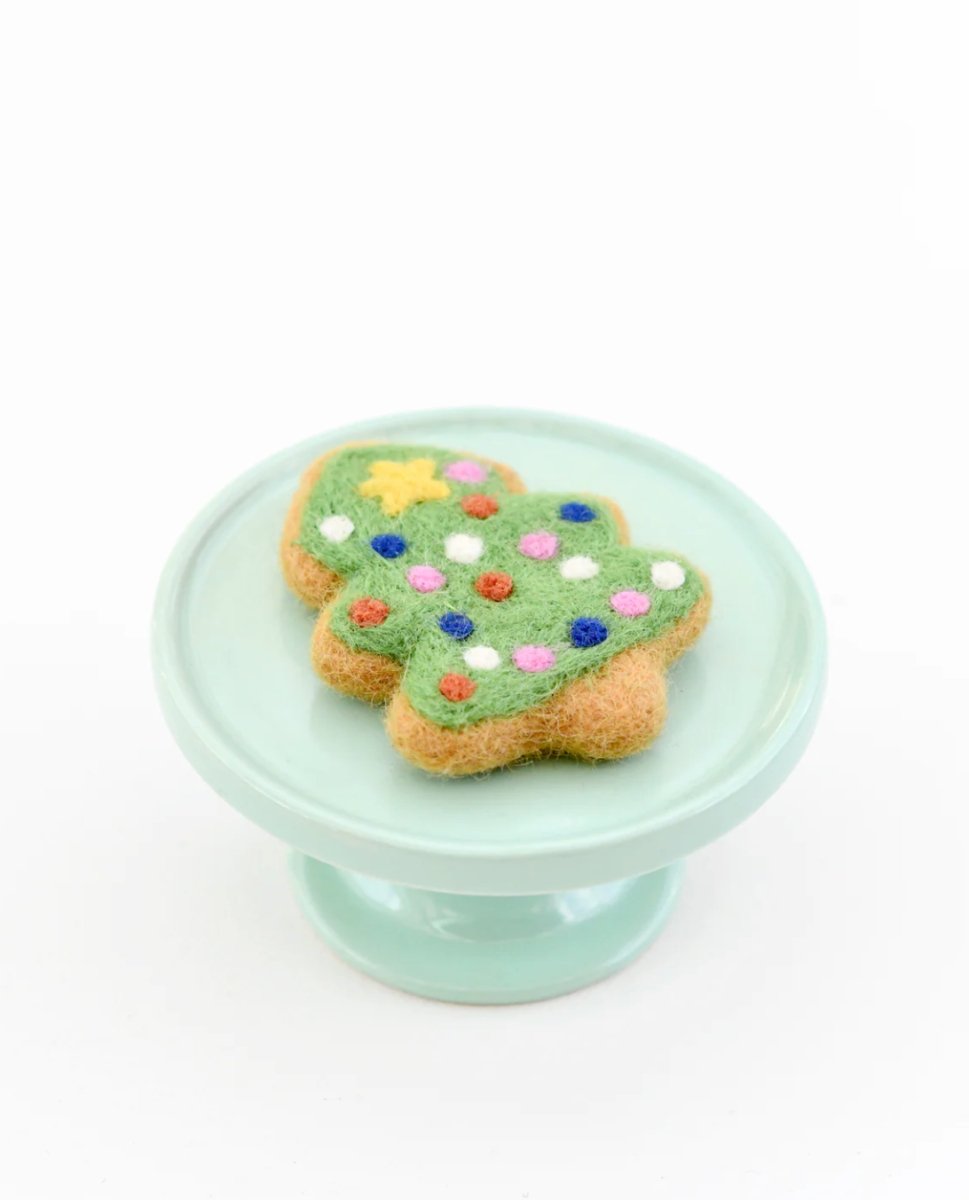 PREORDER: Felt Christmas Tree Cookie - Tara Treasures