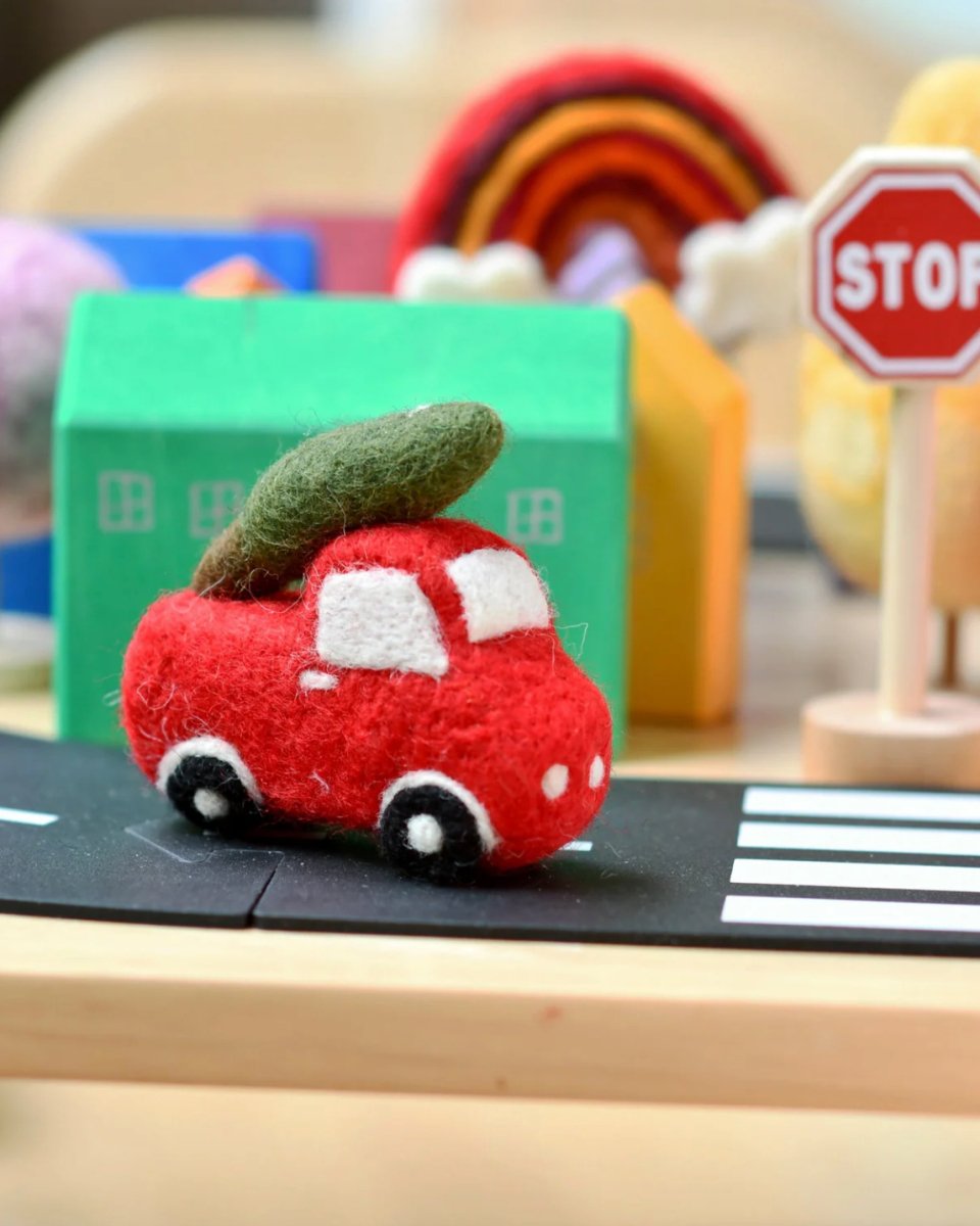 PREORDER: Felt Christmas Truck and Tree Toy | Tara Treasures