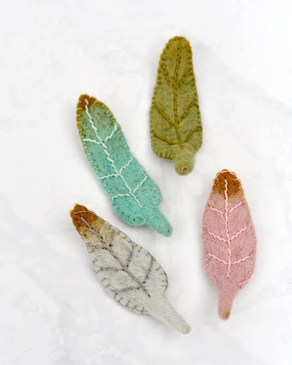 PREORDER: Felt Feathers (Set of 4) - Tara Treasures