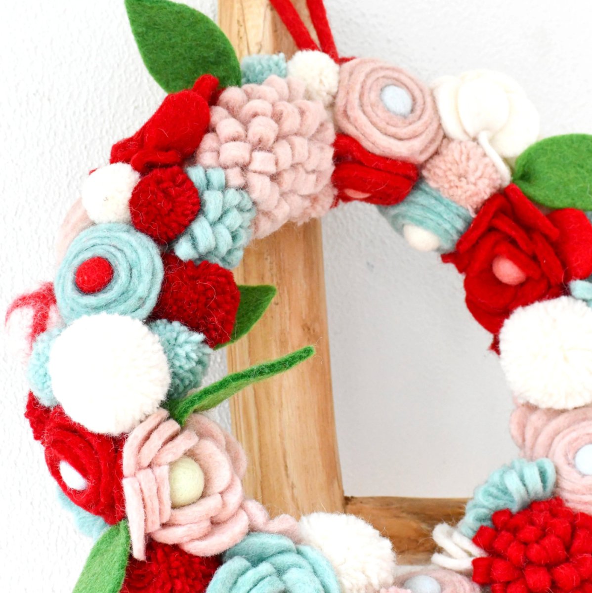 PREORDER: Felt Flower Wreath - Tara Treasures