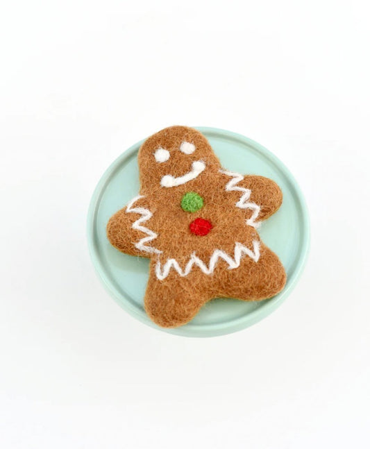 PREORDER: Felt Gingerbread Man Cookie - Tara Treasures