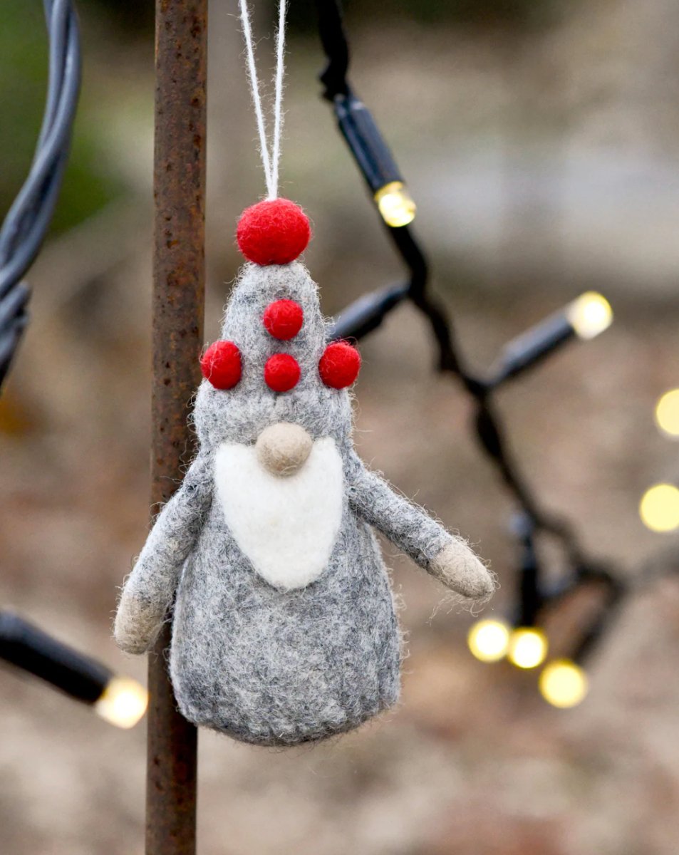 PREORDER: Felt Gnome Ornaments - Tara Treasures