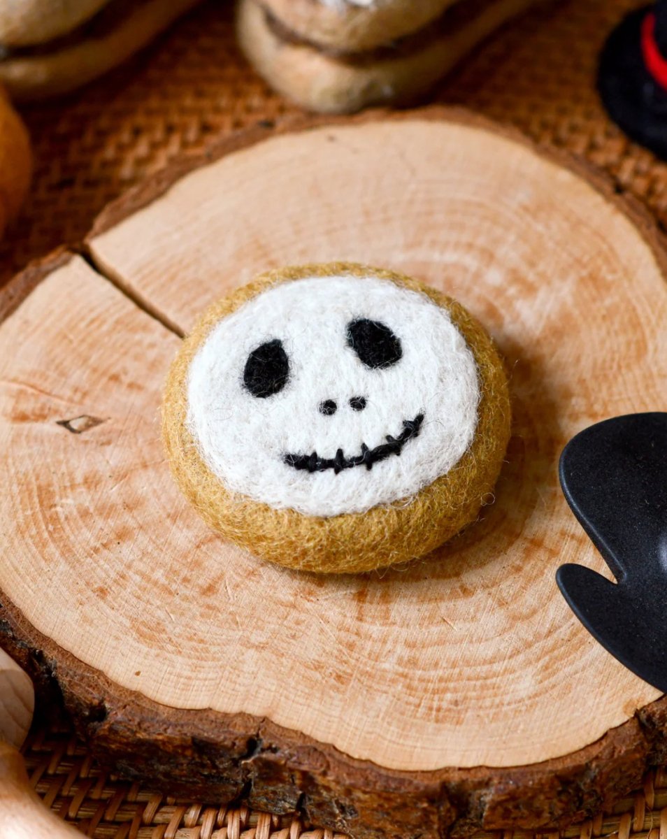 PREORDER: Felt Halloween Spooky Ghost Cookie - Tara Treasures