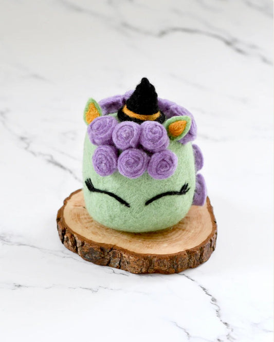 PREORDER: Felt Halloween Unicorn Cake - Tara treasures