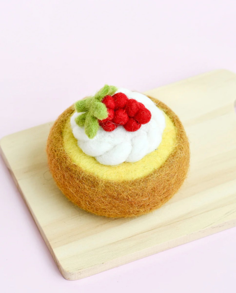 PREORDER: Felt Lemon Meringue Tart - Tara Treasures