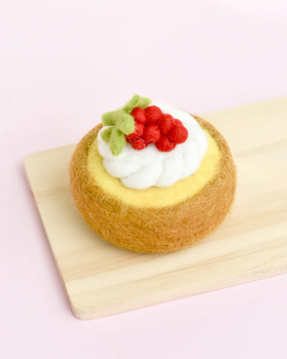 PREORDER: Felt Lemon Meringue Tart - Tara Treasures