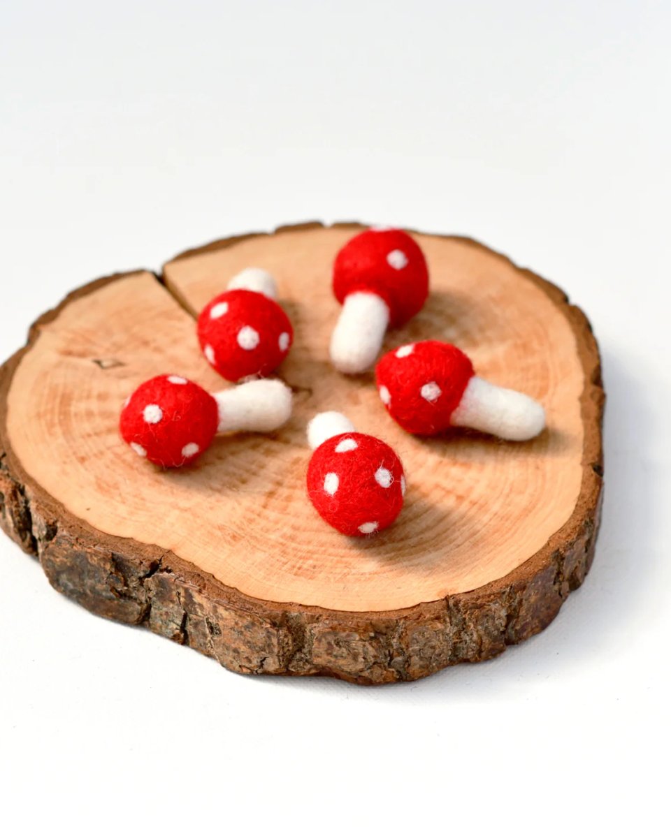 PREORDER: Felt Mushrooms - Tara Treasures
