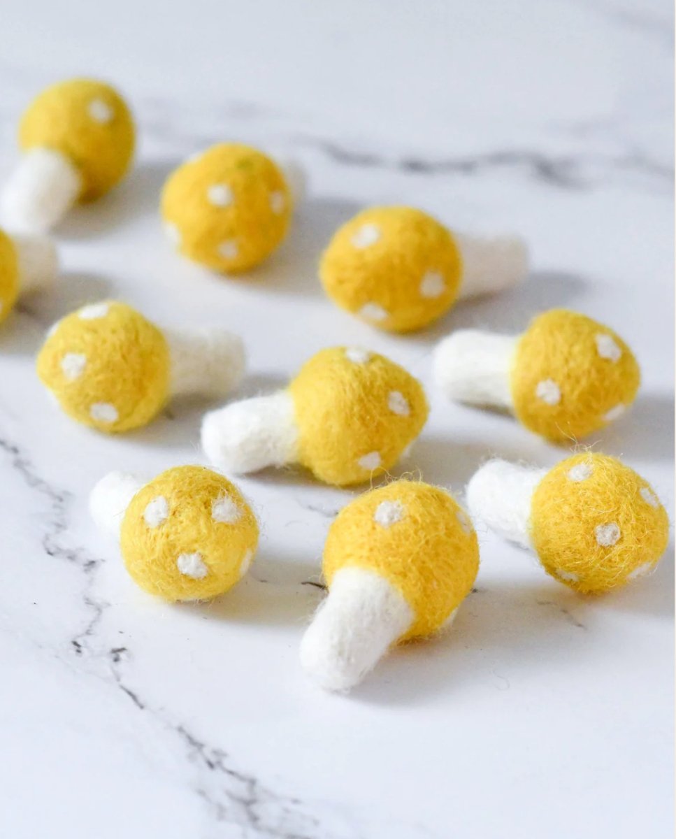 PREORDER: Felt Mushrooms - Tara Treasures