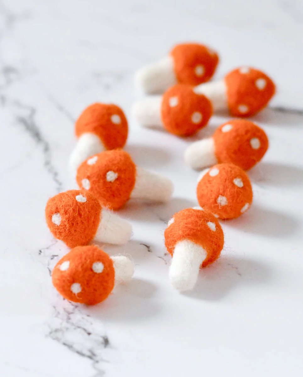 PREORDER: Felt Mushrooms - Tara Treasures