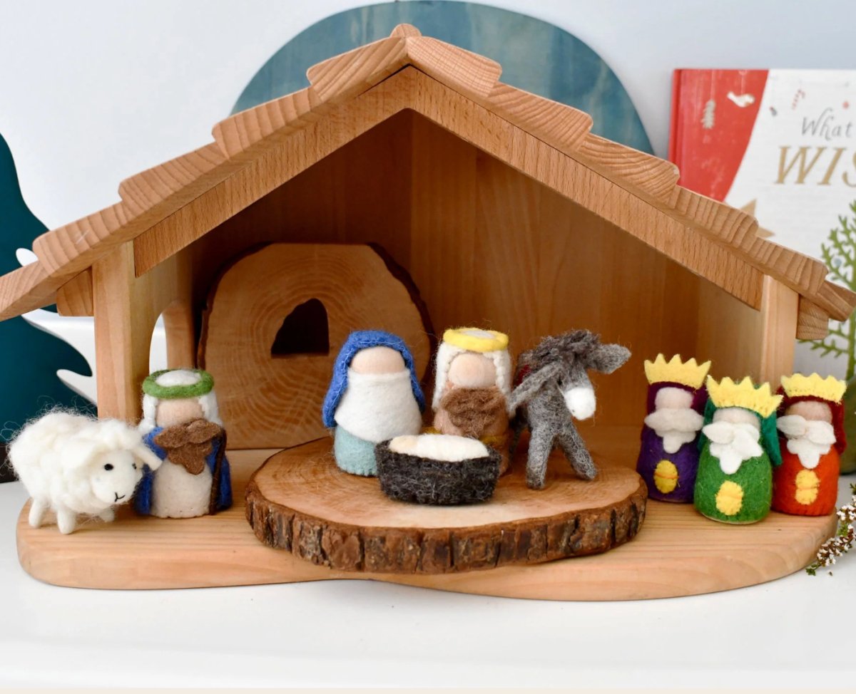 PREORDER: Felt Nativity Peg Dolls - Tara Treasures