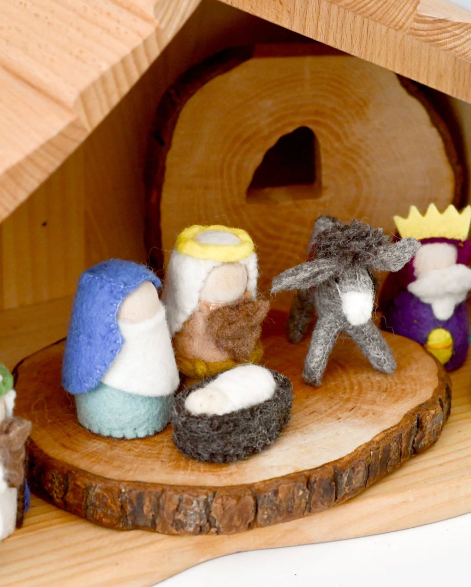 PREORDER: Felt Nativity Peg Dolls - Tara Treasures