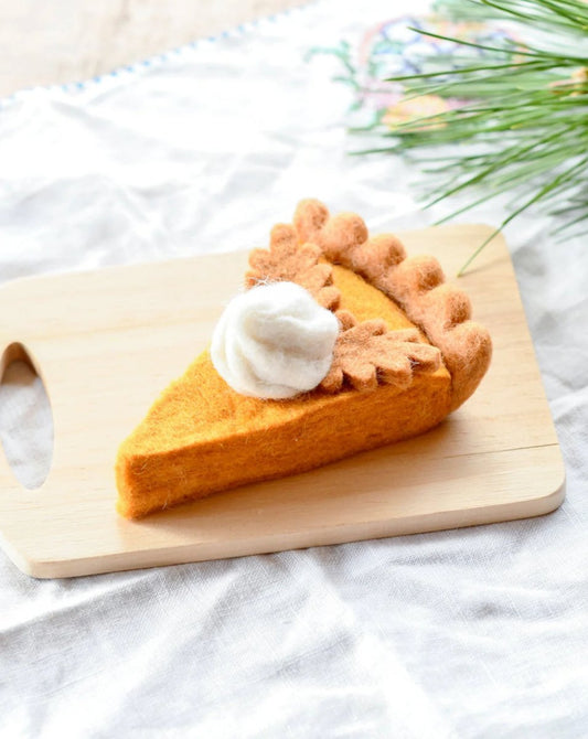 PREORDER: Felt Pumpkin Pie Slice - Tara Treasures