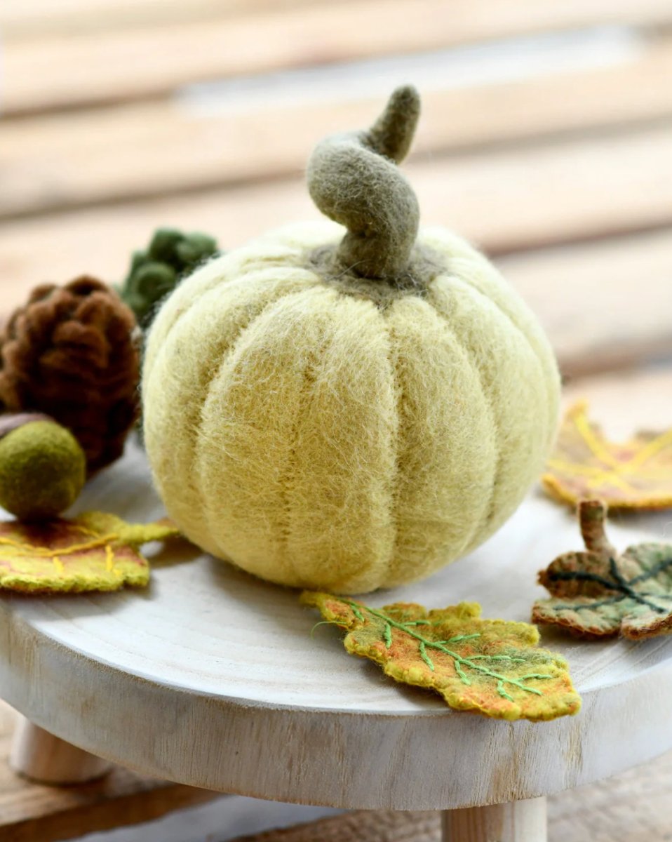 PREORDER: Felt Pumpkin - Tara Treasures