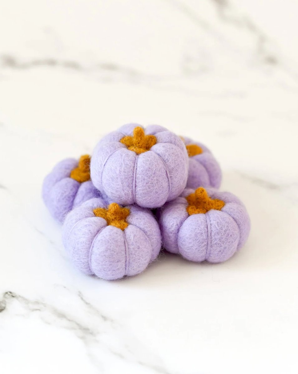 PREORDER: Felt Pumpkins (Set of 5) - Tara treasures