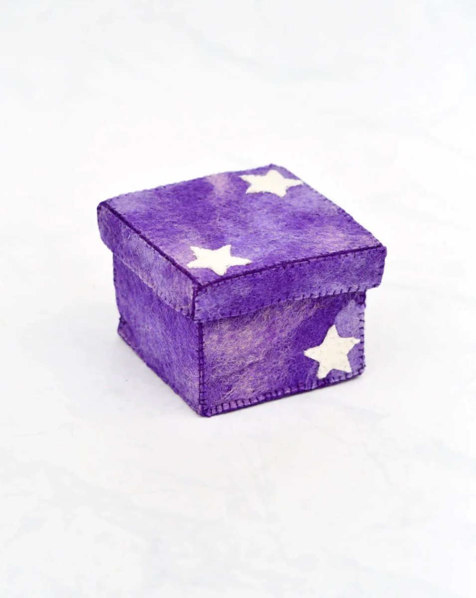 PREORDER: Felt Purple Magic Box with Small Parts - Tara Treasures