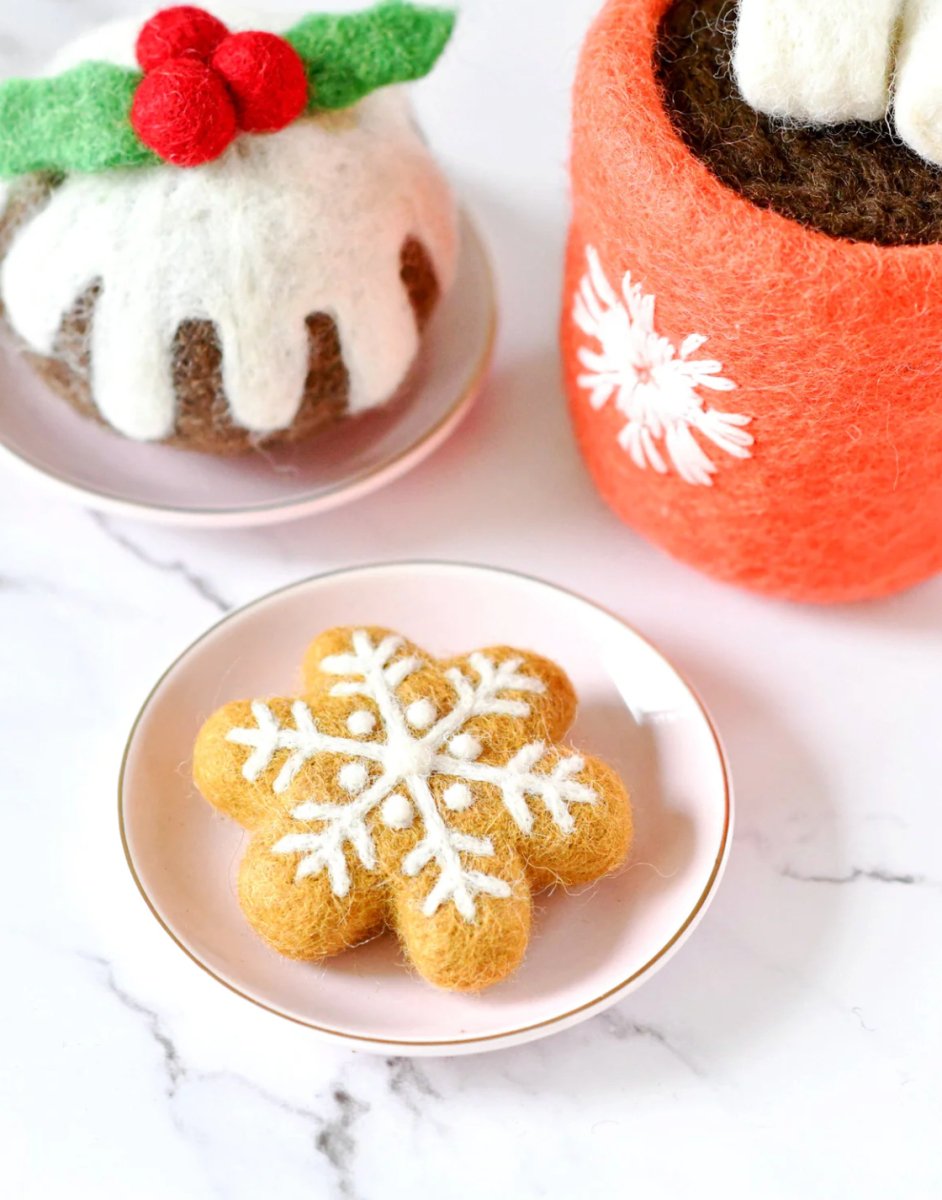 PREORDER: Felt Snowflake Cookie - Tara Treasures