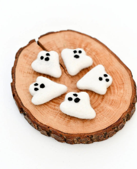 PREORDER: Felt Spooky Ghosts Loose Parts - Tara treasures