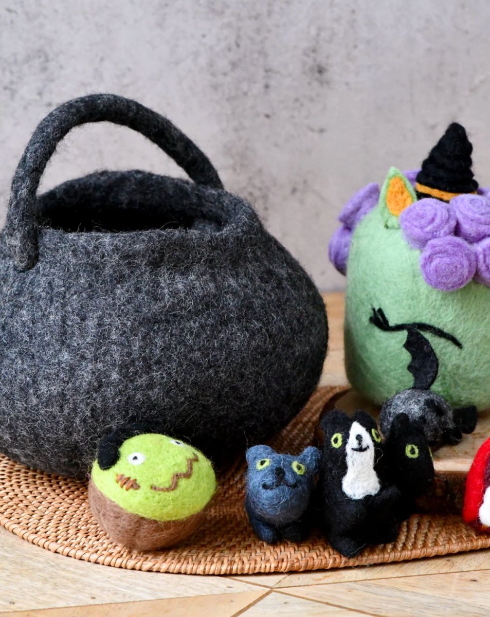 PREORDER: Felt Witch (Trick or Treat) Grazing Set - Tara Treasures