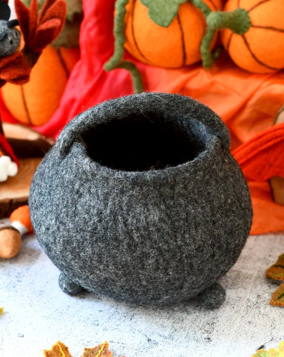 PREORDER: Felt Witches' Cauldron Bag - Tara Treasures