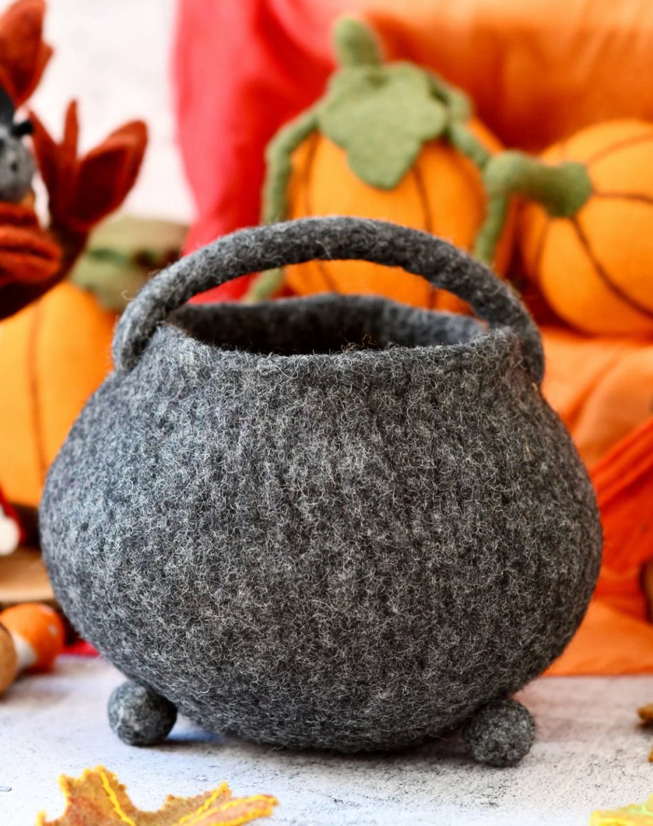 PREORDER: Felt Witches' Cauldron Bag - Tara Treasures