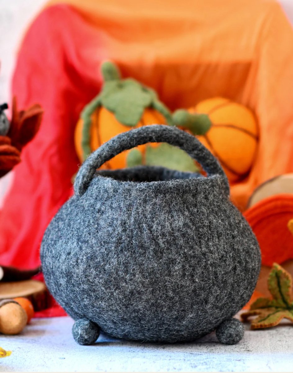 PREORDER: Felt Witches' Cauldron Bag - Tara Treasures