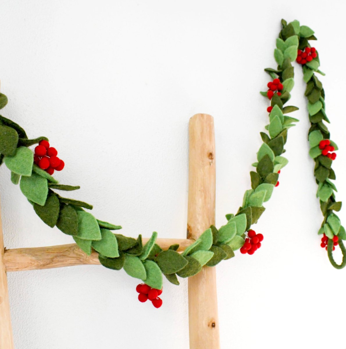 PREORDER: Holly Christmas Garland - Tara Treasures