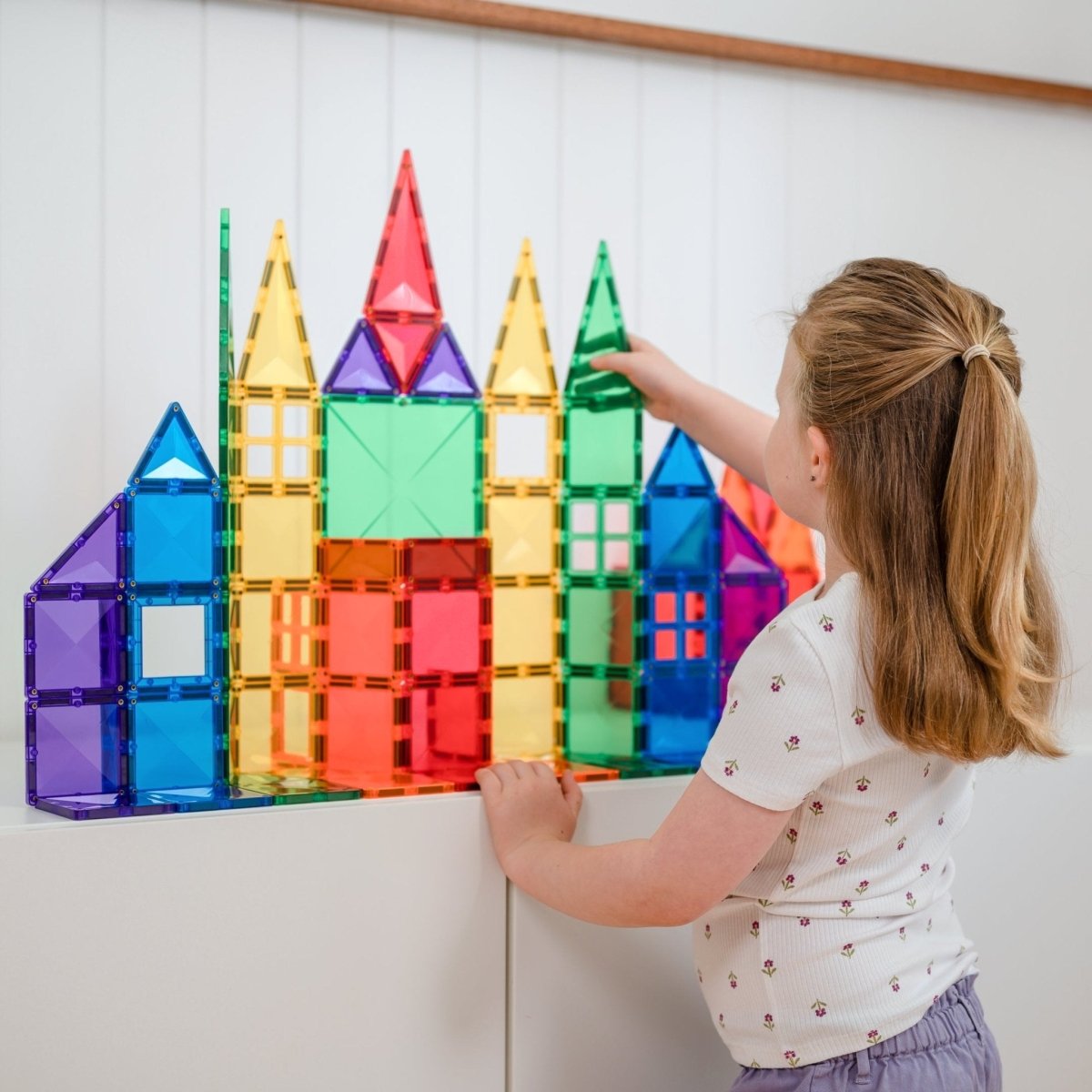 Rainbow Creative Pack 102 Piece | Connetix Tiles