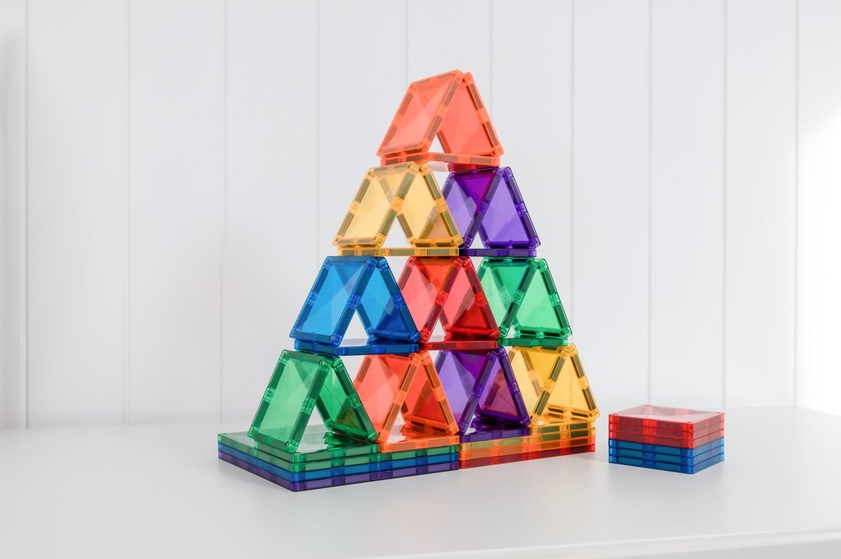 Rainbow Square Pack 42 pc - Connetix Tiles