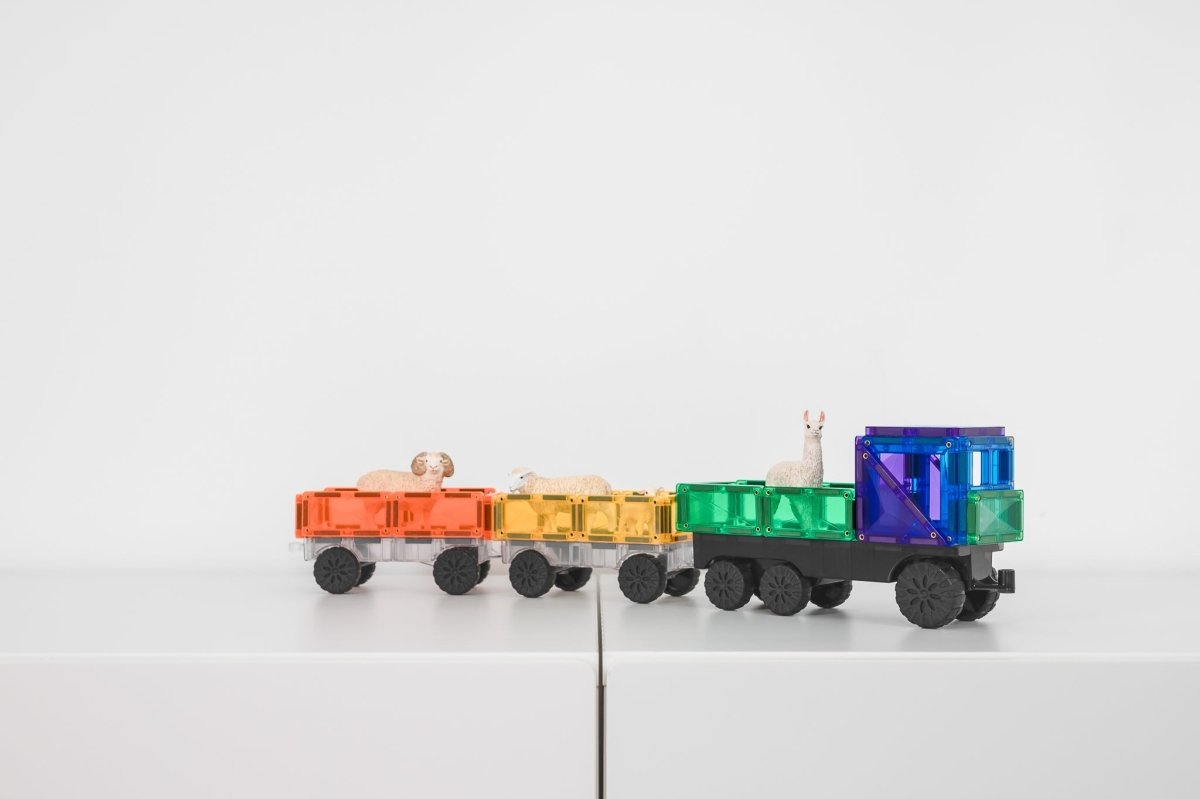 Rainbow Transport Pack 50 Piece | Connetix Tiles