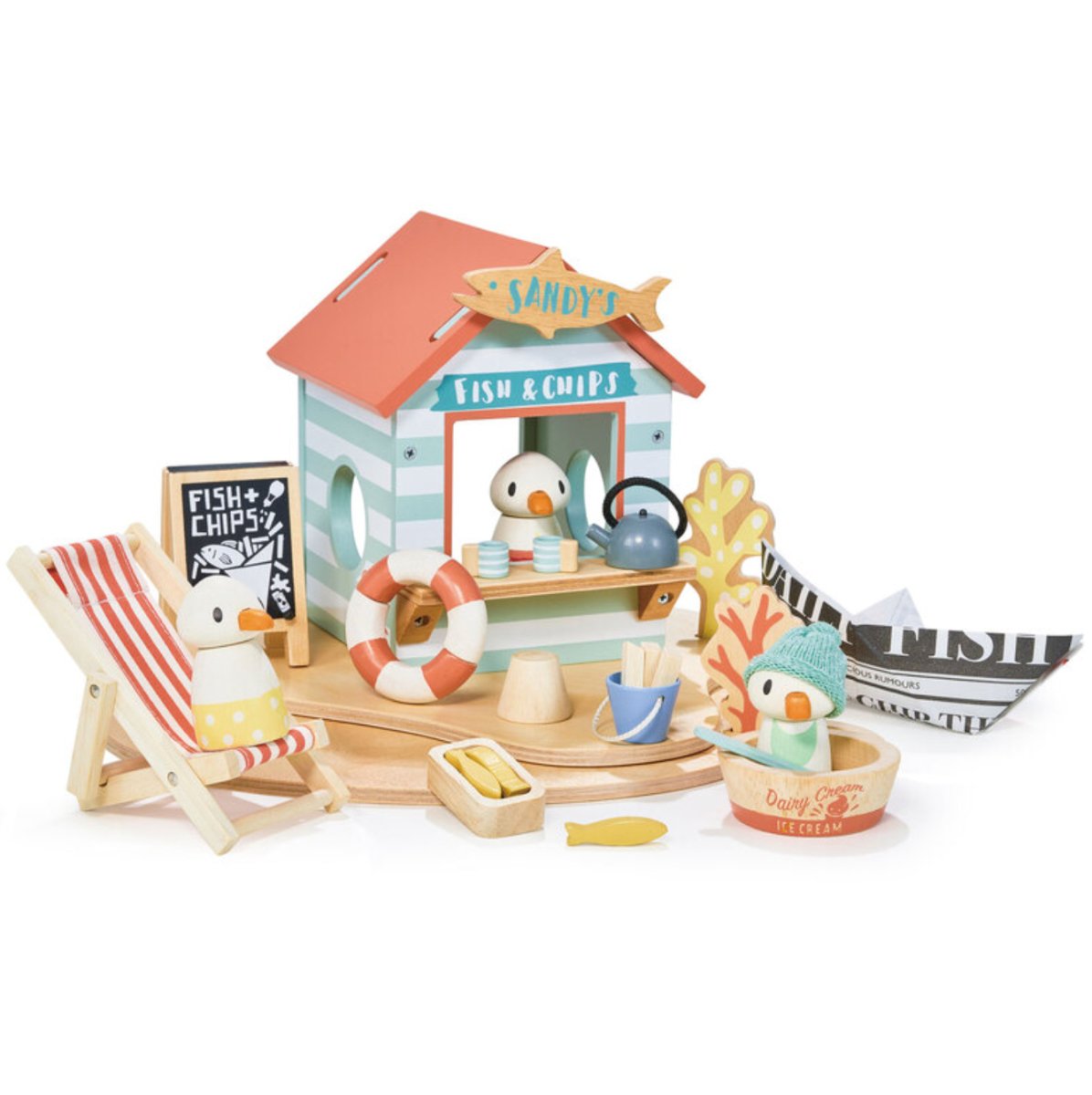 Sandy's Beach Hut - Tender Leaf Toys