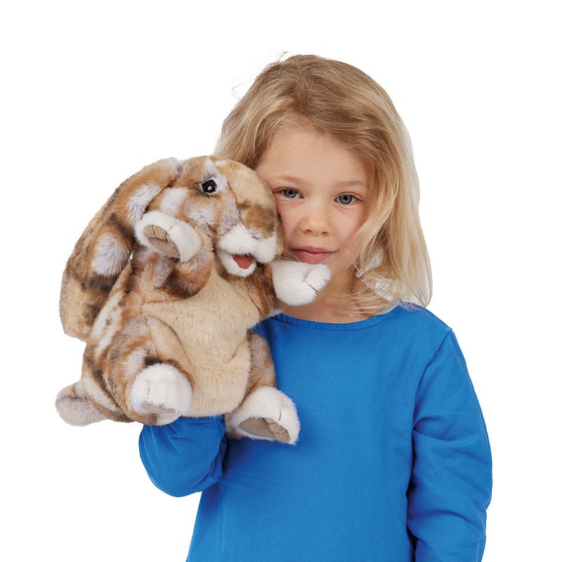 Silky Bunny Rabbit Puppet - Folkmanis