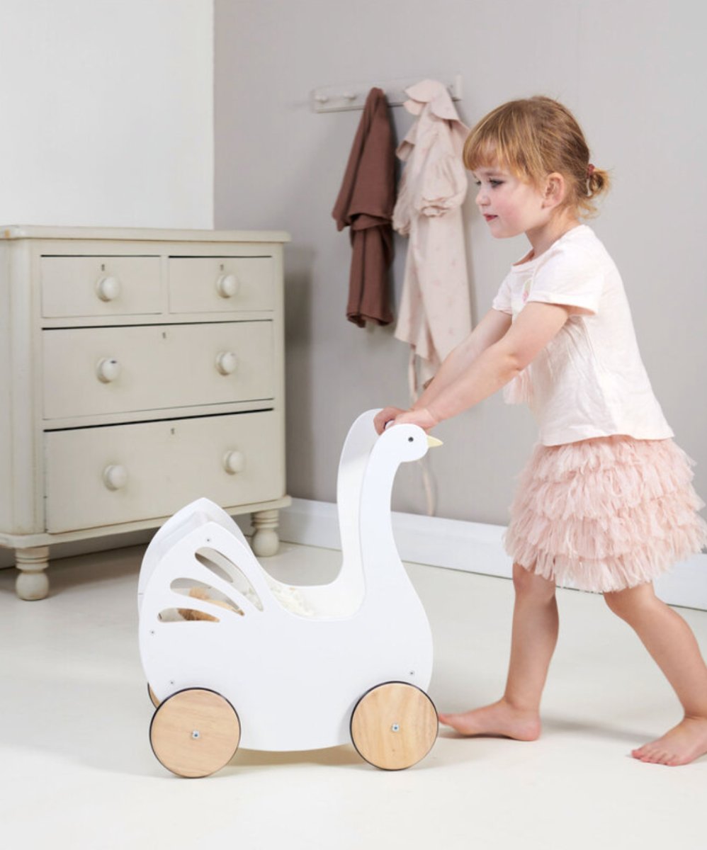 Sweet Swan Pram - Tender Leaf Toys