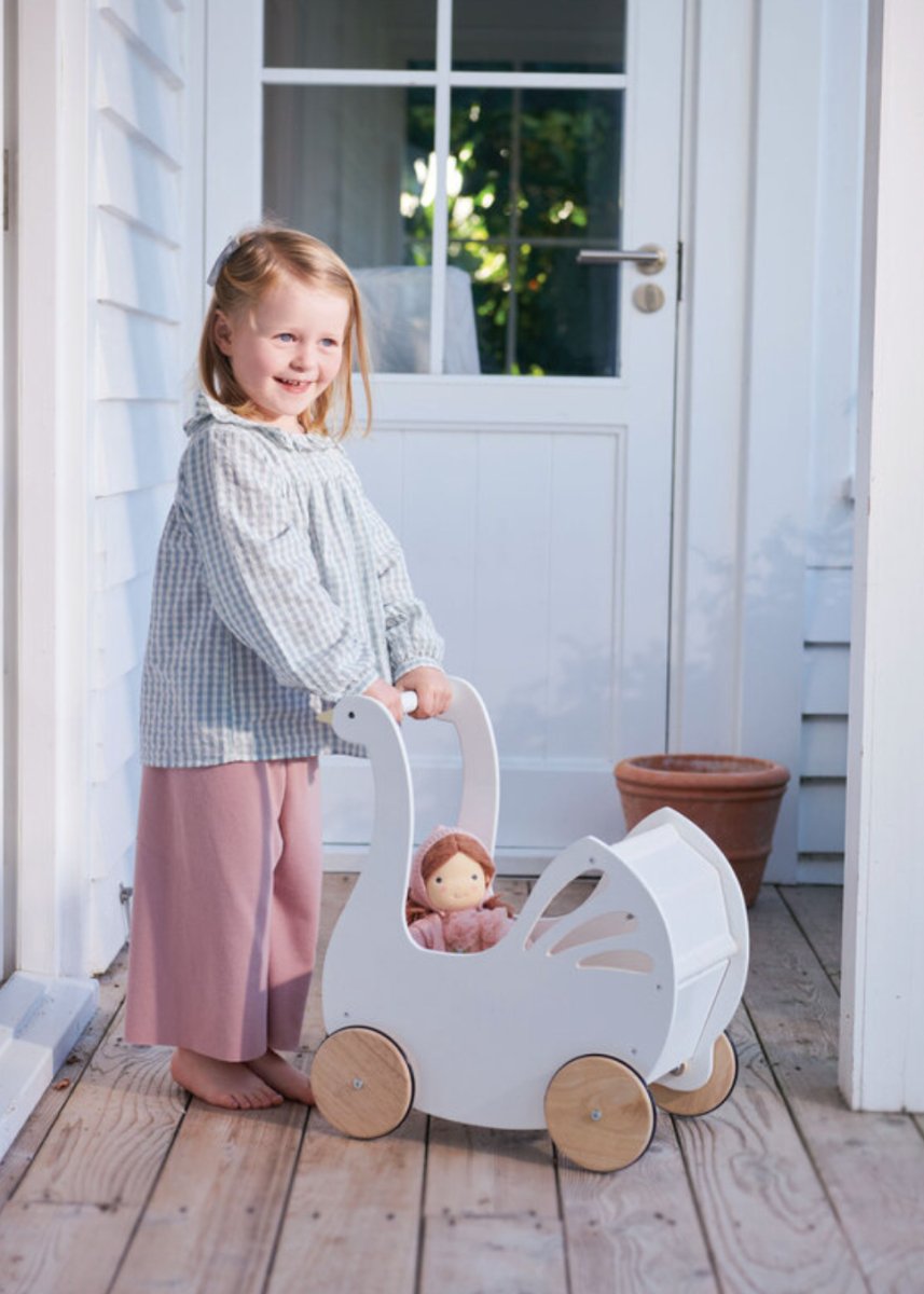 Sweet Swan Pram - Tender Leaf Toys