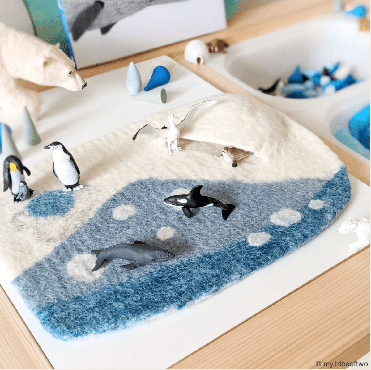 Tara Treasures | Arctic Play Mat Playscape