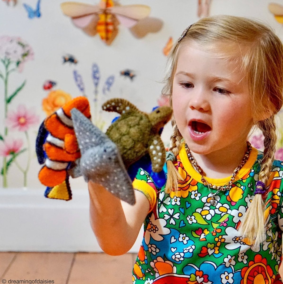 Tara Treasures | Australian Coral Reef Under The Sea - Finger Puppet Set