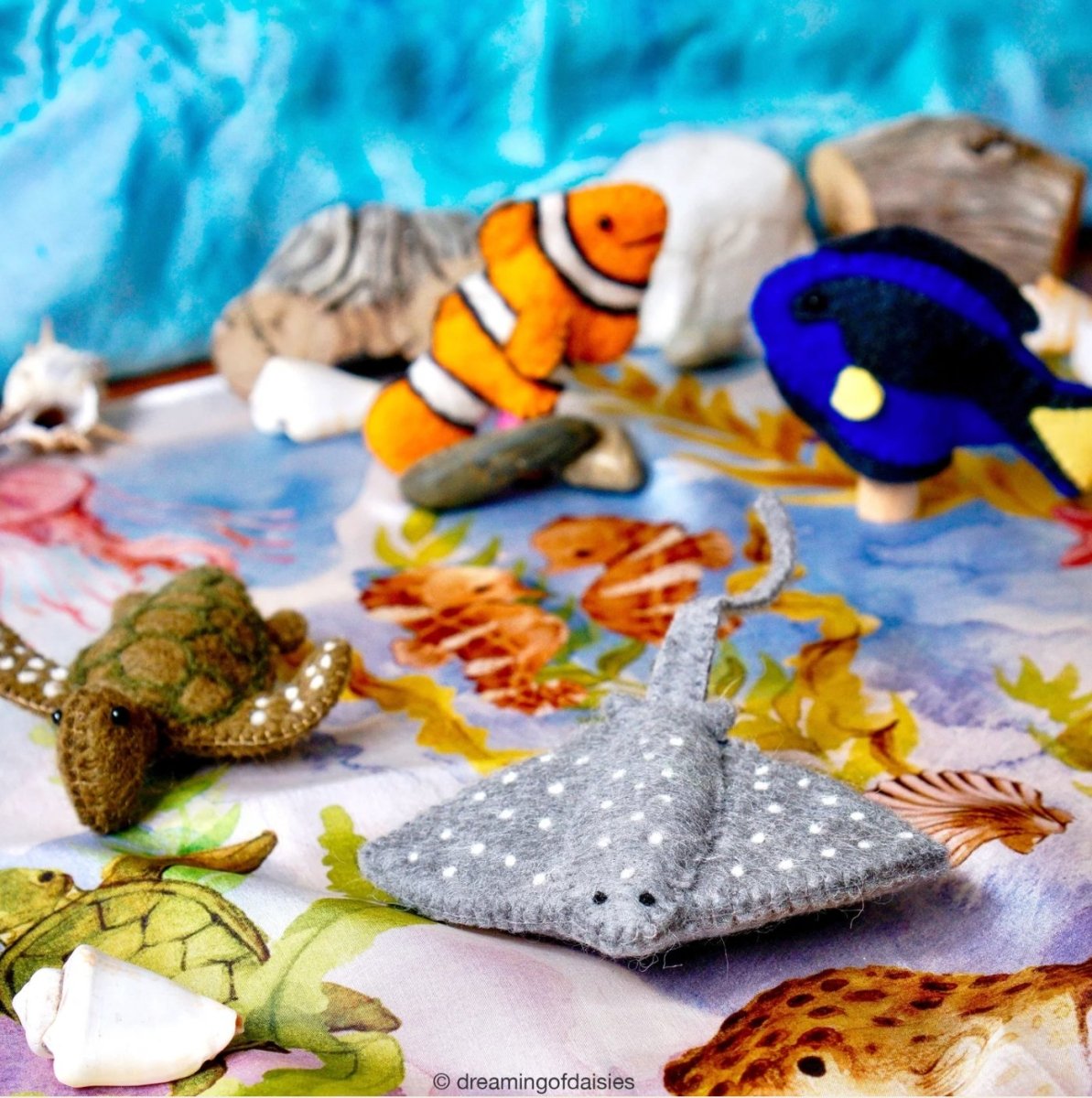 Tara Treasures | Australian Coral Reef Under The Sea - Finger Puppet Set