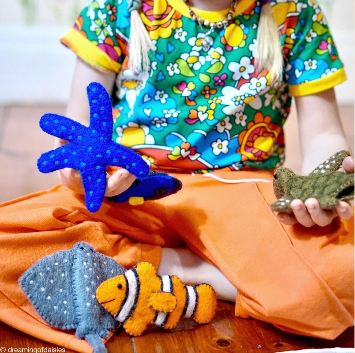 Tara Treasures | Australian Coral Reef Under The Sea - Finger Puppet Set