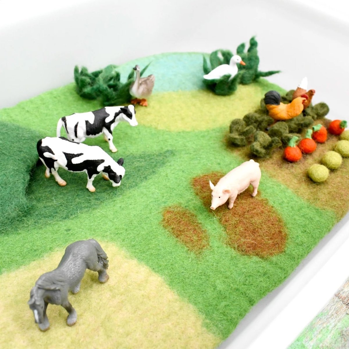 Tara Treasures | Farm Felt Play Mat Playscape