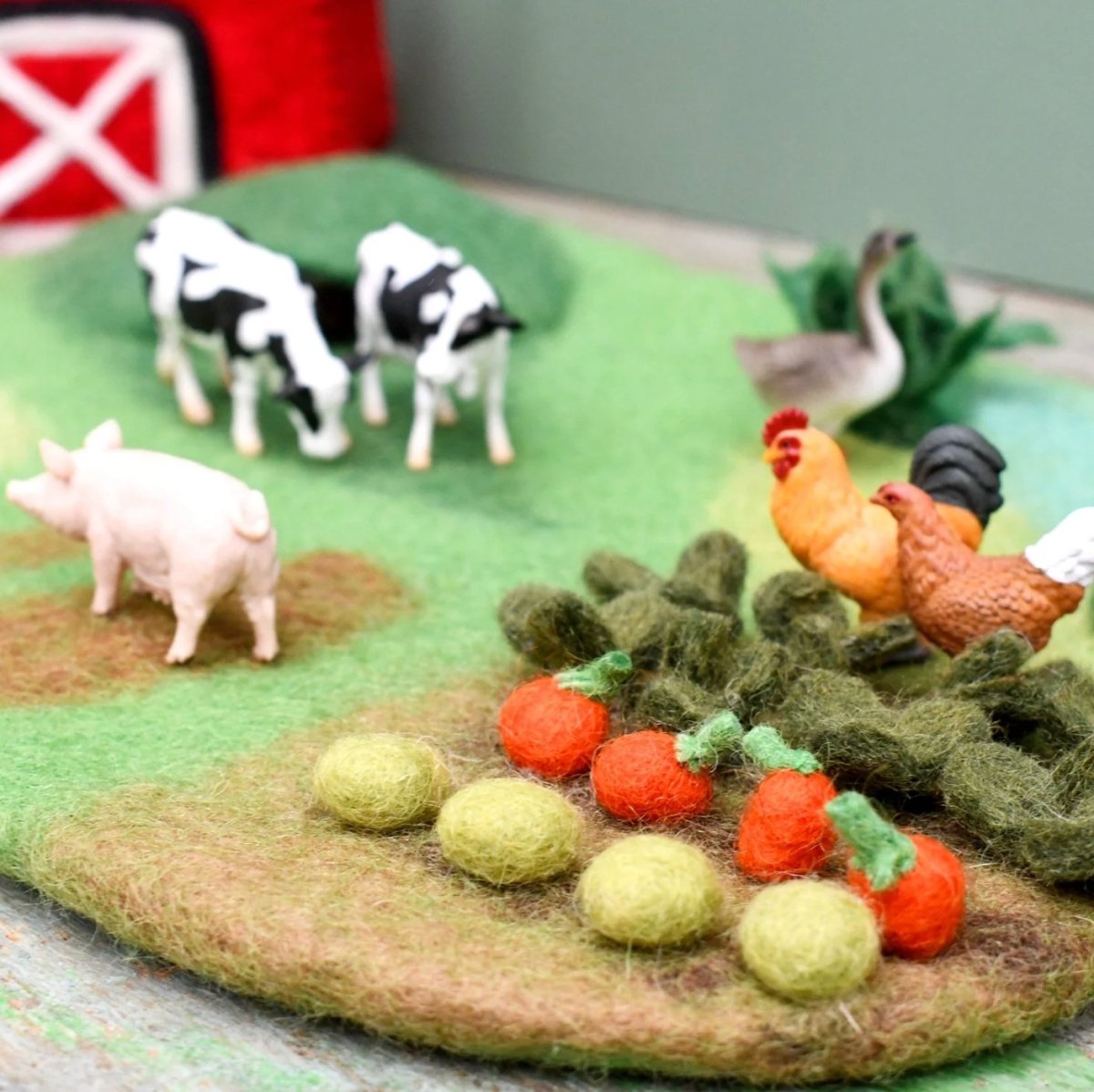 Tara Treasures | Farm Felt Play Mat Playscape