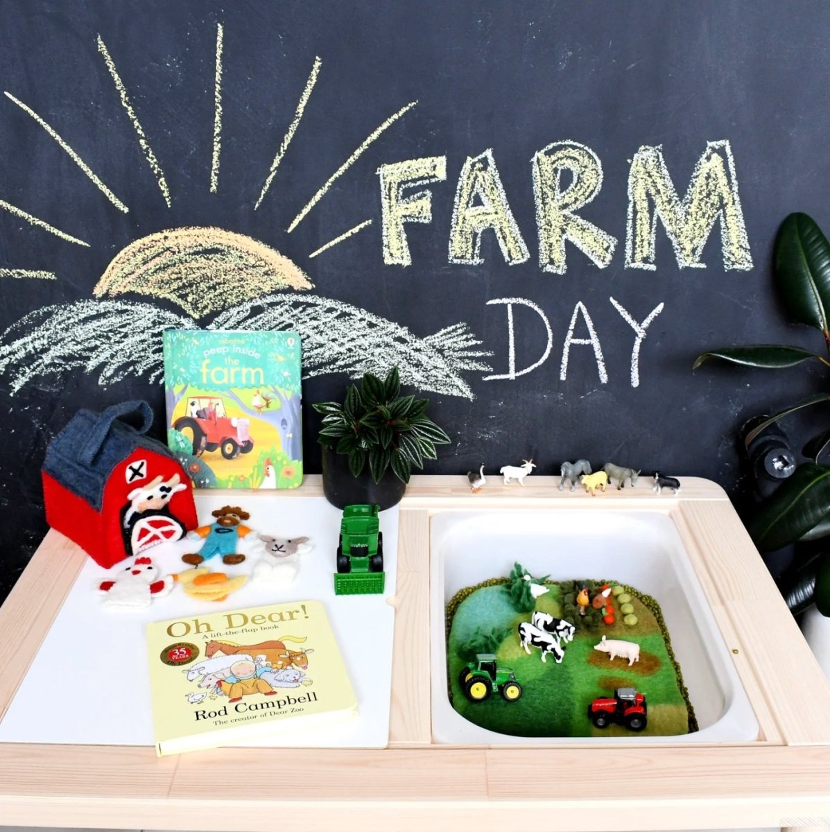 Tara Treasures | Farm Felt Play Mat Playscape