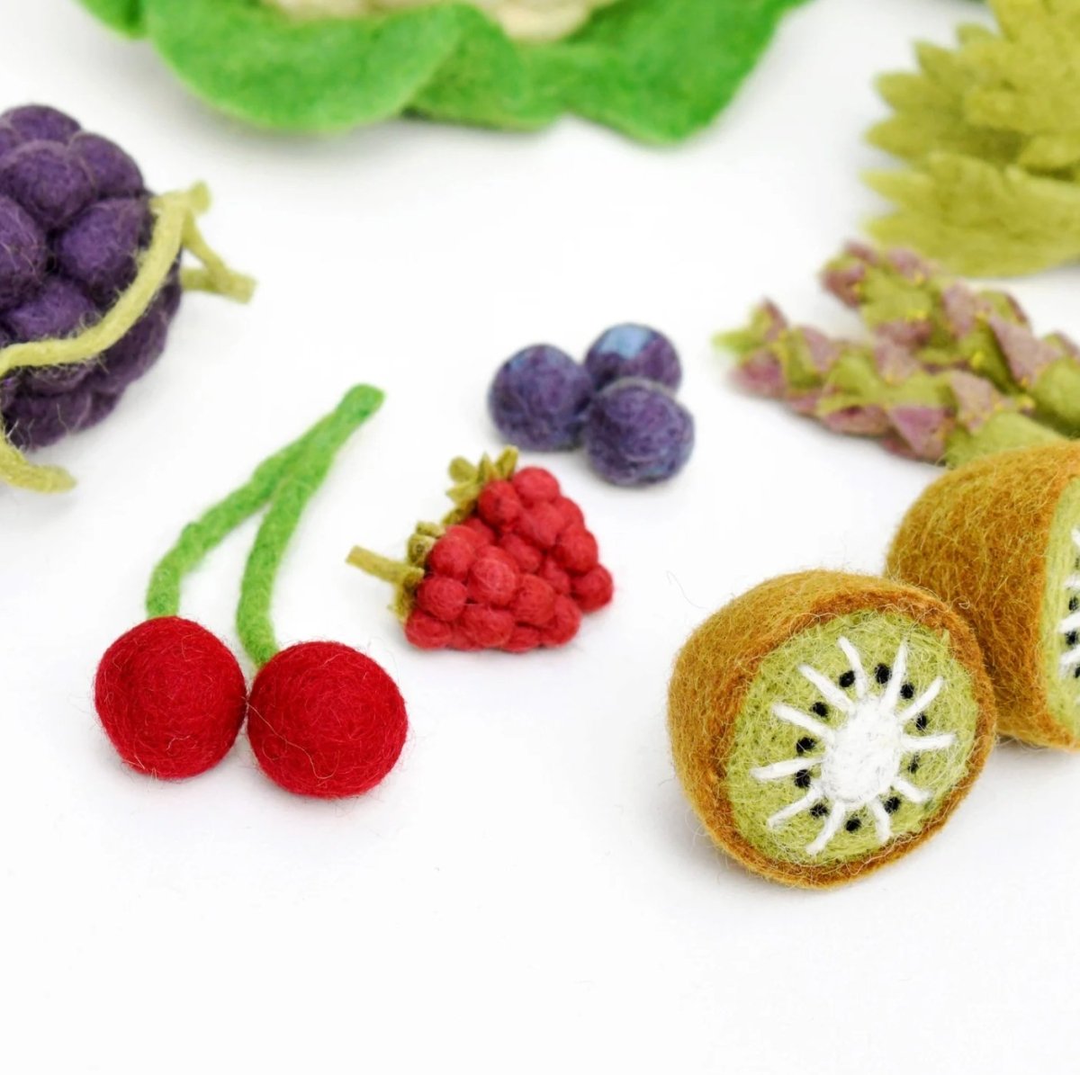 Tara Treasures | Felt Vegetables And Fruits Set C - 15 Pieces