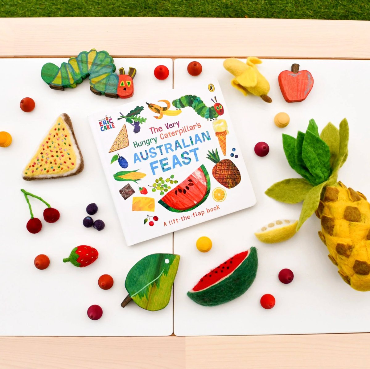 Tara Treasures | Felt Vegetables And Fruits Set D - 12 Pieces