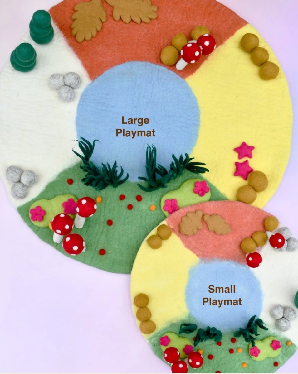 Tara Treasures | Four Seasons Play Mat Playscape (large 85cm diameter)