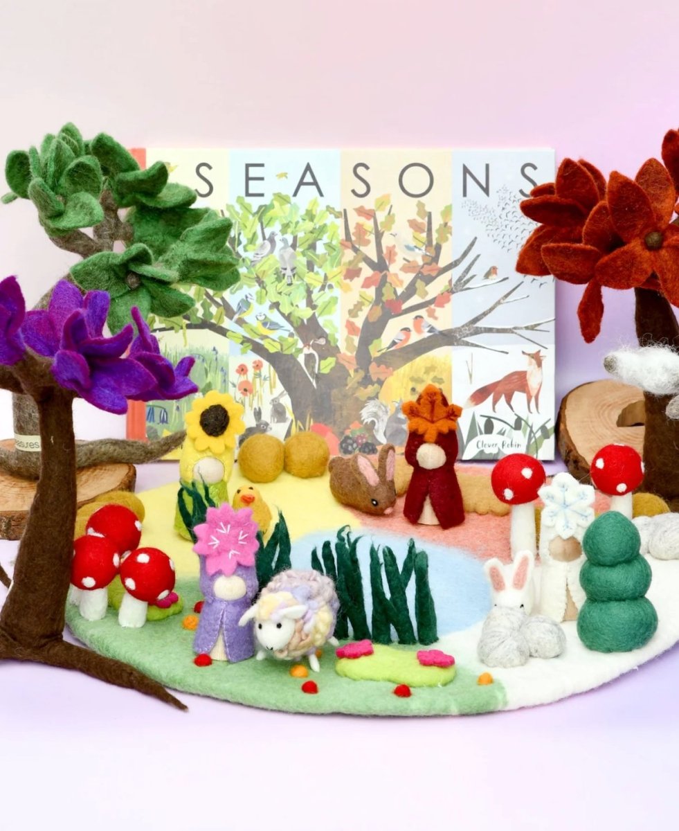 Tara Treasures | Four Seasons Play Mat Playscape (Small 45cm diameter)