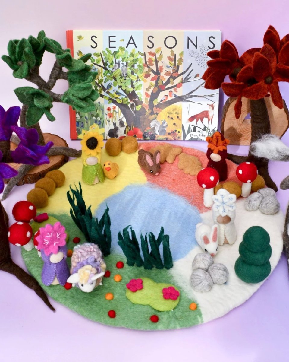 Tara Treasures | Four Seasons Play Mat Playscape (Small 45cm diameter)