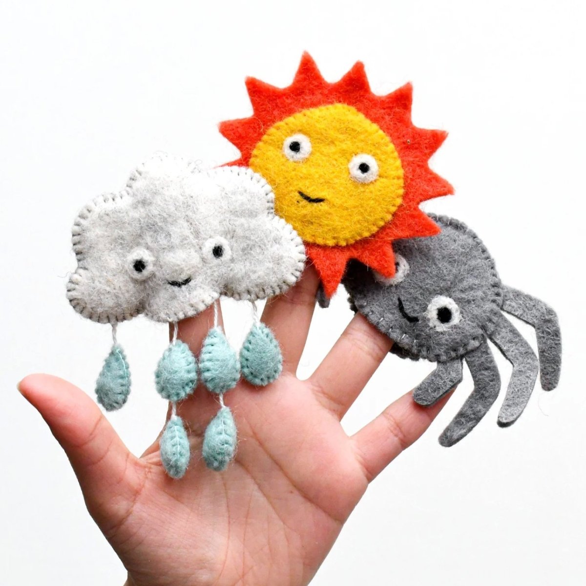 Incy Wincy Spider Finger Puppet Set