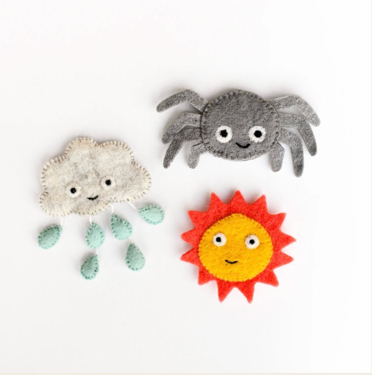 Incy Wincy Spider Finger Puppet Set - Tara Treasures