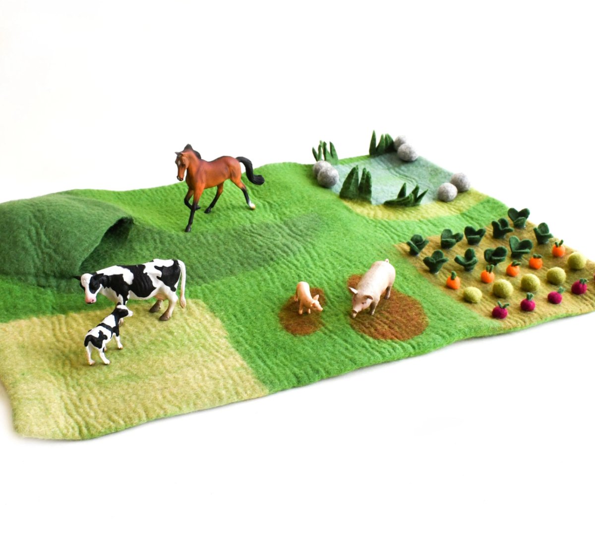 Tara Treasures - Large Farm Play Mat Playscape