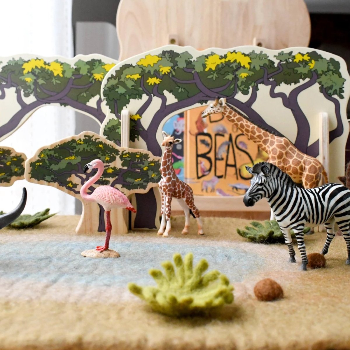 Tara Treasures | Large Safari Play Mat Playscape