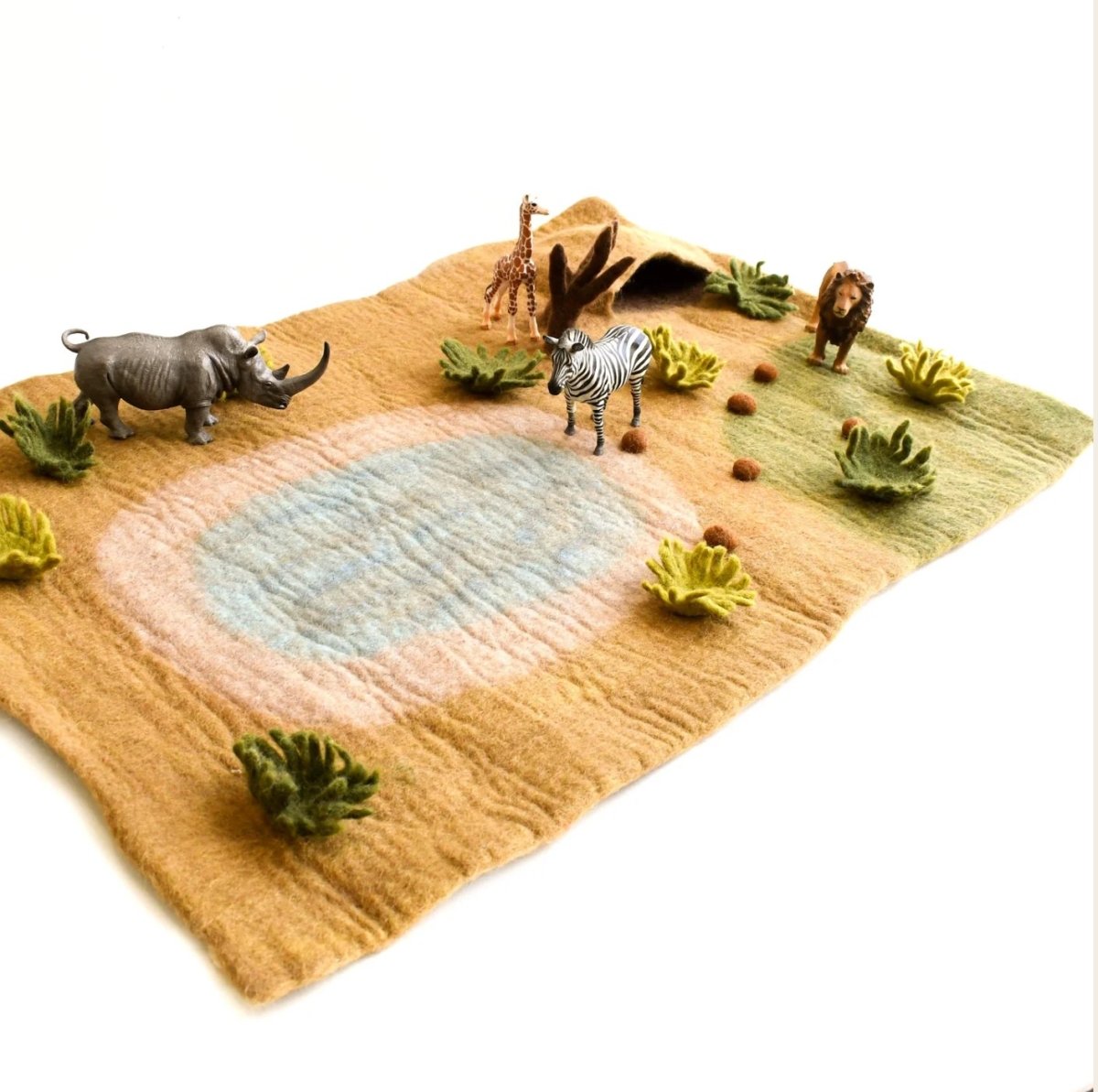 Tara Treasures | Large Safari Play Mat Playscape